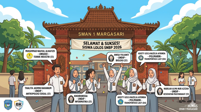 Sabet Kursi PTN Ternama, Enam Siswa Terbaik SMAN 1 Margasari Lolos SNBP 2026