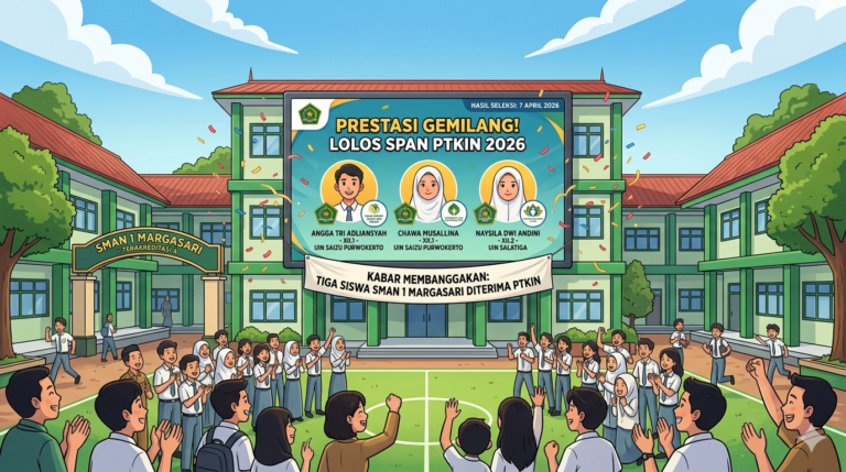 Prestasi Gemilang! Tiga Siswa SMAN 1 Margasari Lolos Seleksi SPAN PTKIN 2026