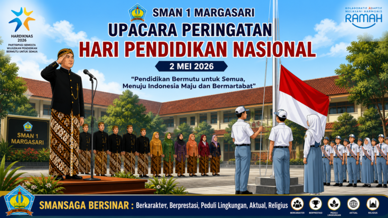 Semangat Hardiknas 2026, SMAN 1 Margasari Teguhkan Komitmen Pendidikan Bermutu dan Berkarakter
