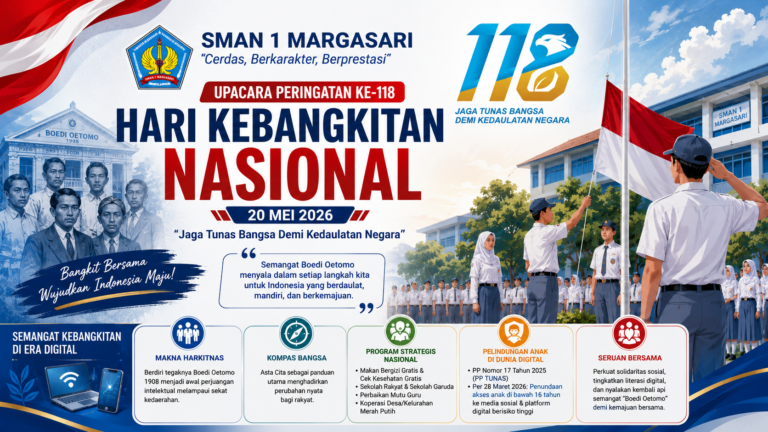 Bangkit Bersama, SMAN 1 Margasari Peringati Hari Kebangkitan Nasional 2026