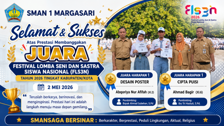 Siswa SMAN 1 Margasari Torehkan Prestasi di FLS3N 2026 Tingkat Kabupaten/Kota